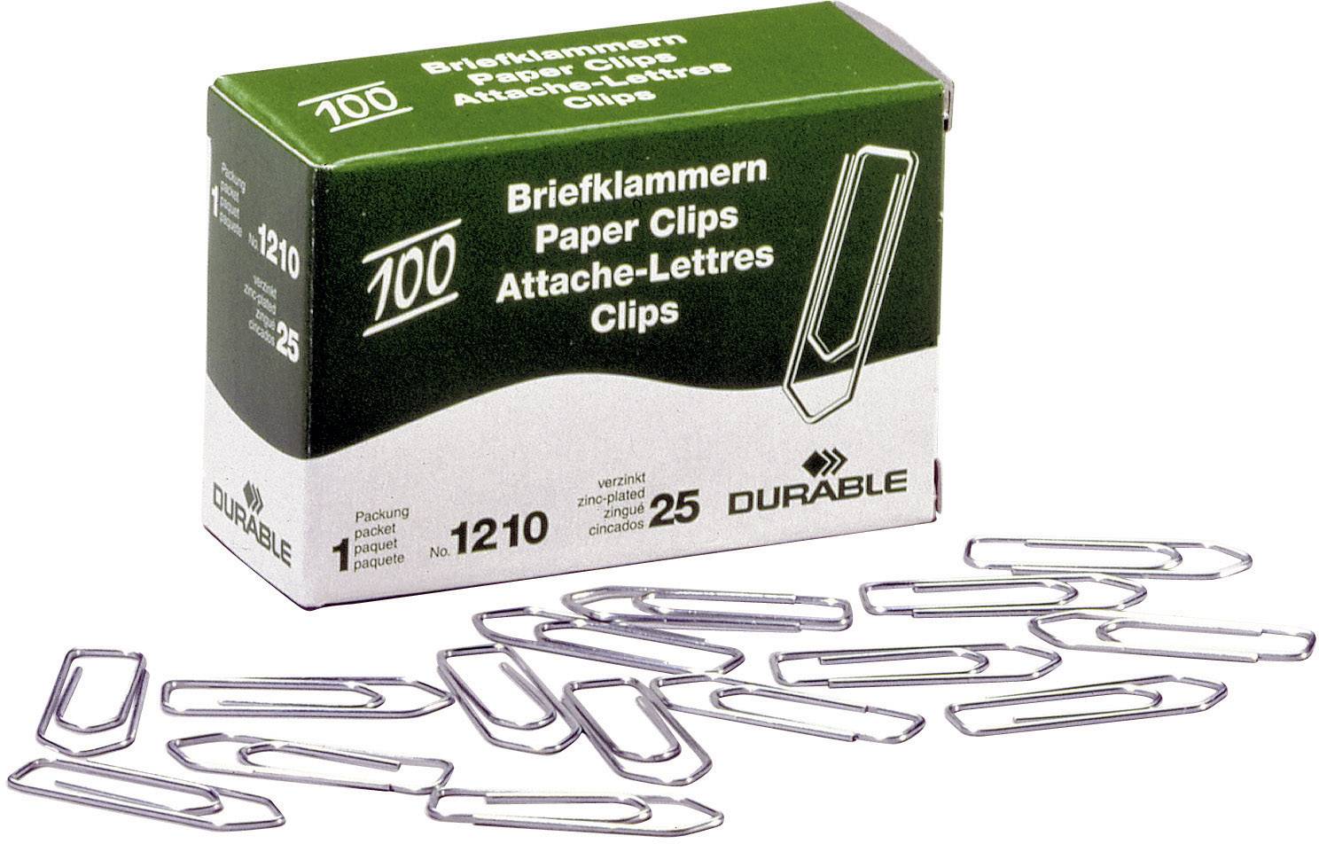 Durable Briefklammern 32 mm verzinkt 100er