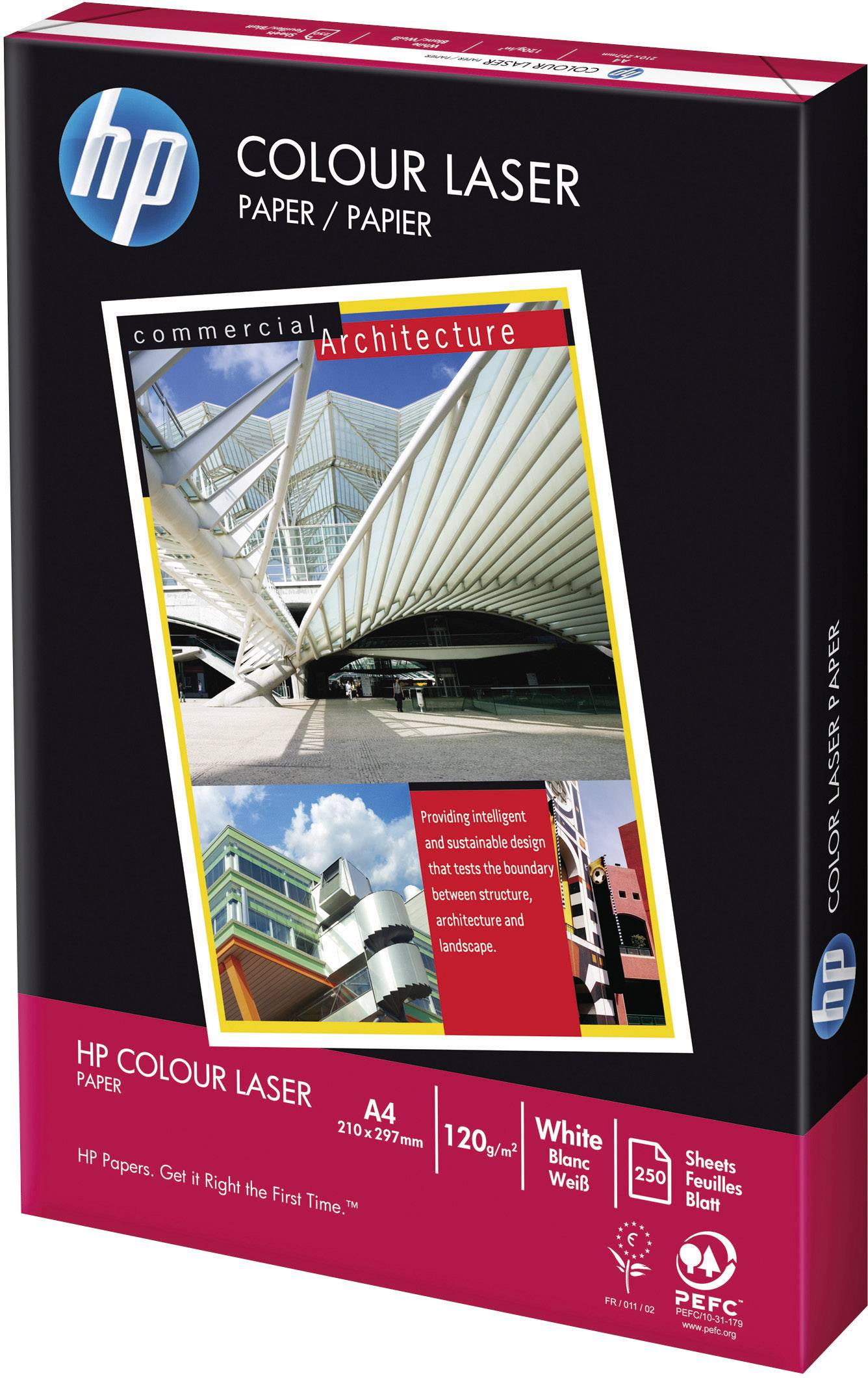 HP CHP340 CG964A Laser Druckerpapier DIN A4 250 Blatt Weiß