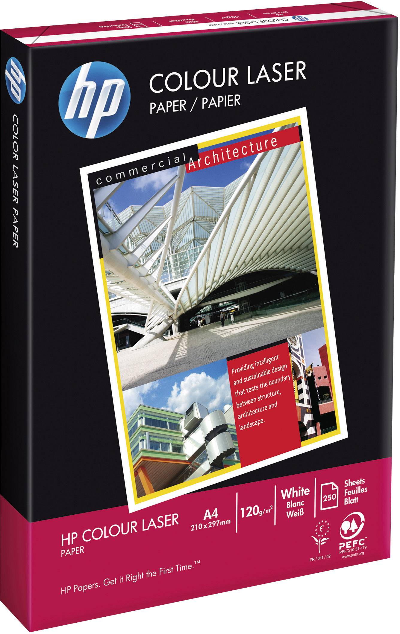 HP CHP340 CG964A Laser Druckerpapier DIN A4 250 Blatt Weiß