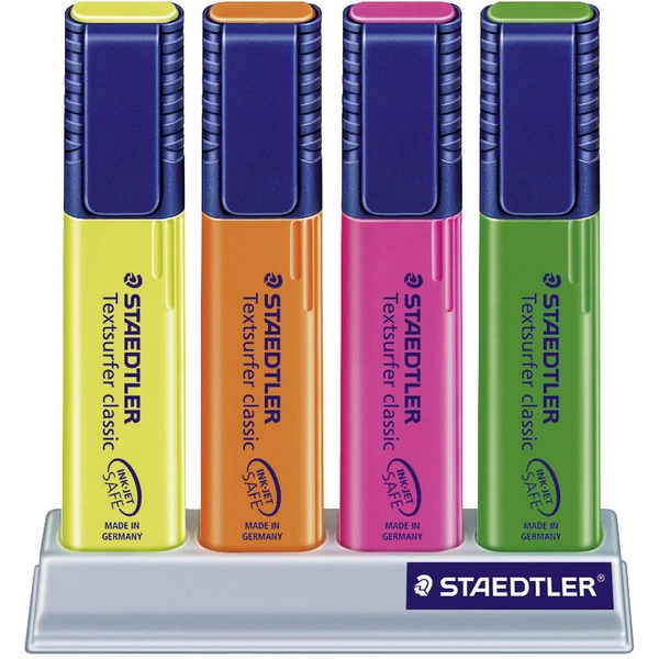 Textmarker Textsurfer classic 4-er Etui mit Butler Textmarker Textsurfer classic 4-er Etui mit Butler
