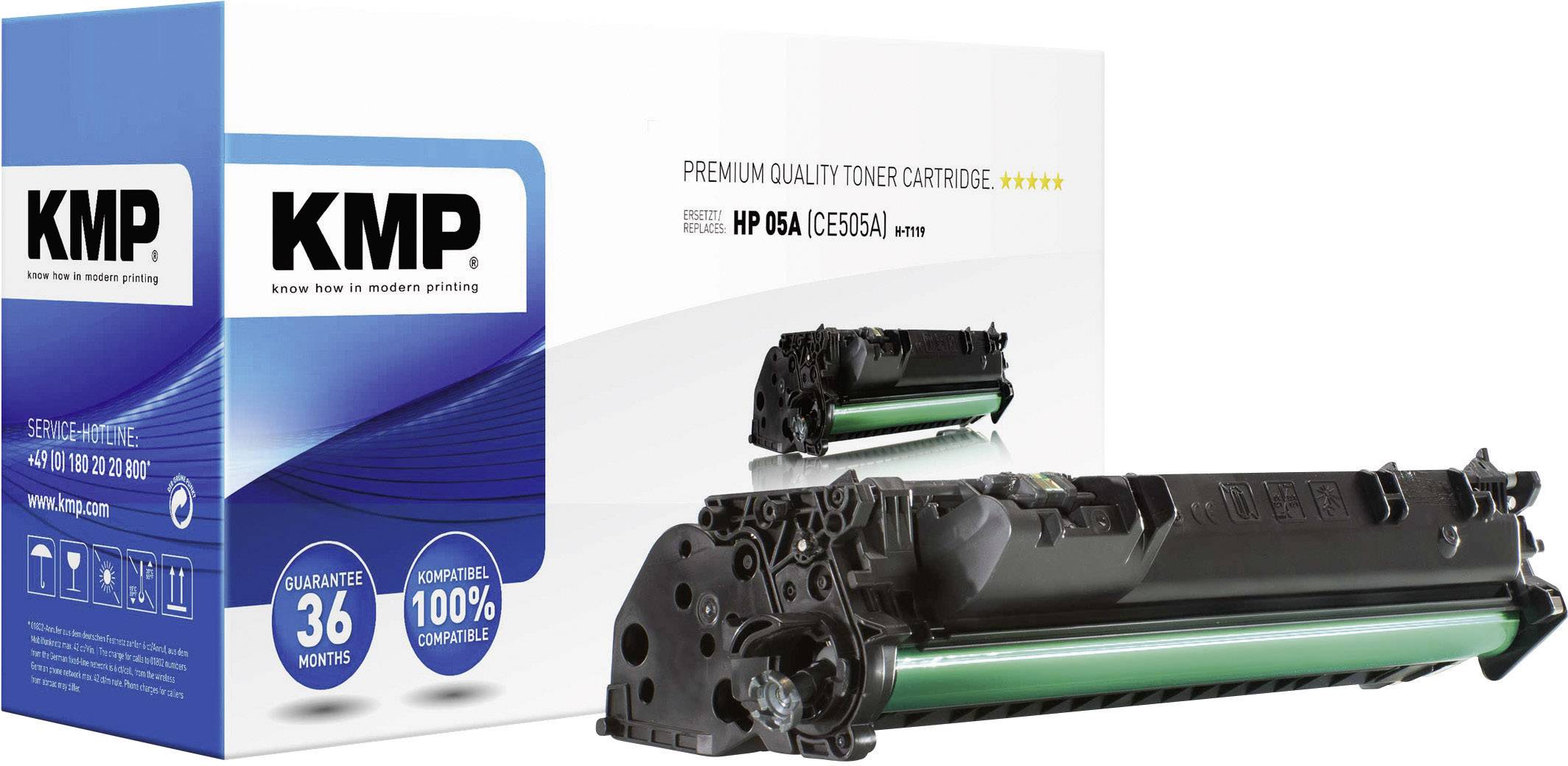 KMP Toner ersetzt HP 05A, CE505A Kompatibel Schwarz 2300 Seiten H-T119 1217,6000