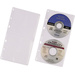 Durable CD/DVD Ordner-Hülle 520319 2 CDs/DVDs/Blu-rays Transparent 5St.