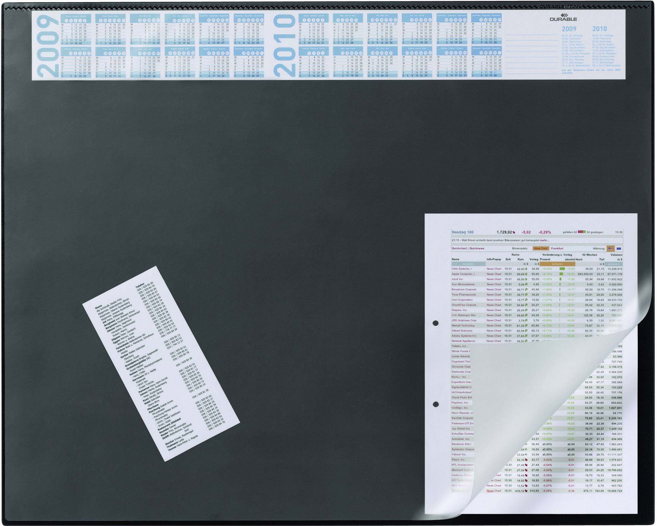 Durable 7204 720407 Schreibunterlage Blau (B x H) 650mm x 520mm