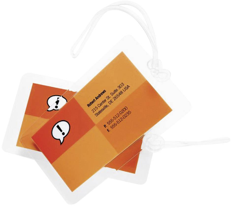 GBC Laminierfolie 90 x 60 mm, Visitenkarten 125 micron glänzend 100 St.