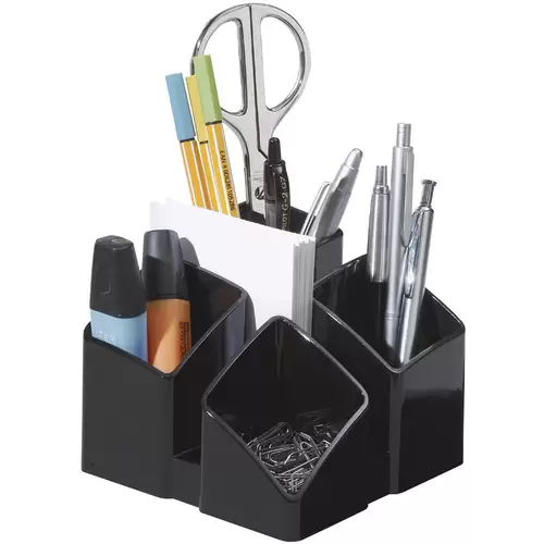 HAN SCALA 1745-13 Stifteköcher Schwarz Anzahl der Fächer: 4 HAN SCALA 1745-13 Stifteköcher Schwarz Anzahl der Fächer: 4