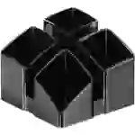 HAN SCALA 1745-13 Stifteköcher Schwarz Anzahl der Fächer: 4 HAN SCALA 1745-13 Stifteköcher Schwarz Anzahl der Fächer: 4