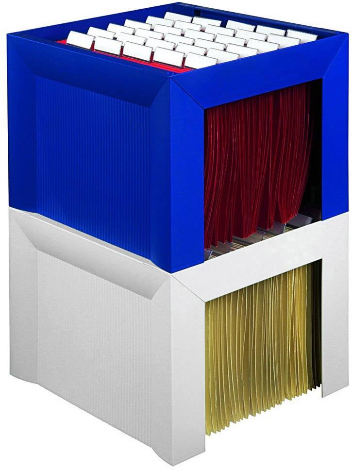 HAN Hängebox KARAT 1905-13 DIN A4 für 35Mappen schwarz