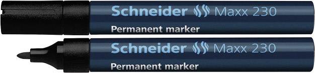 Schneider Schreibgeräte Maxx 230 123001 Permanentmarker Schwarz wasserfest: Ja