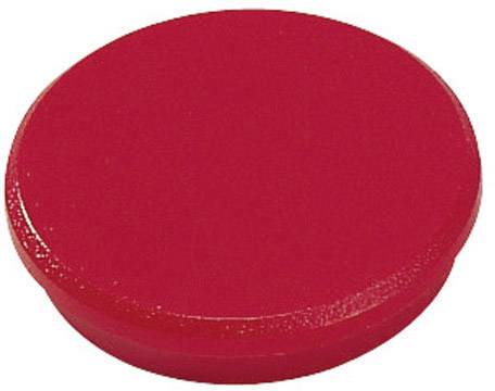 Maul Magnet MAULpro (Ø x H) 34mm x 13mm rund, Facettrand Rot 2 St. 6178225