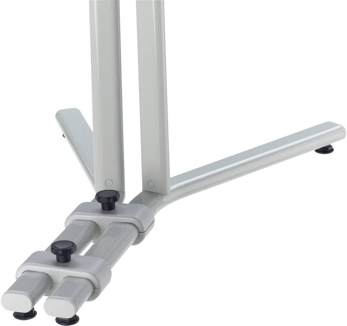 Maul Moderationstafel MAULpro (B x H) 120cm x 150cm Textil Grau Inkl. Ablageschale, Inkl. Blockhalter, Inkl. Rollen, beidseitig