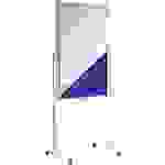 Maul Moderationstafel MAULpro (B x H) 75cm x 120cm Textil Blau, Weiß Inkl. Ablageschale, Inkl. Block, Inkl. Blockhalter
