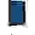 Maul Moderationstafel (B x H) 120cm x 150cm Textil Weiß, Blau Inkl. Ablageschale, Inkl. Blockhalter, Inkl. Rollen, beidseitig