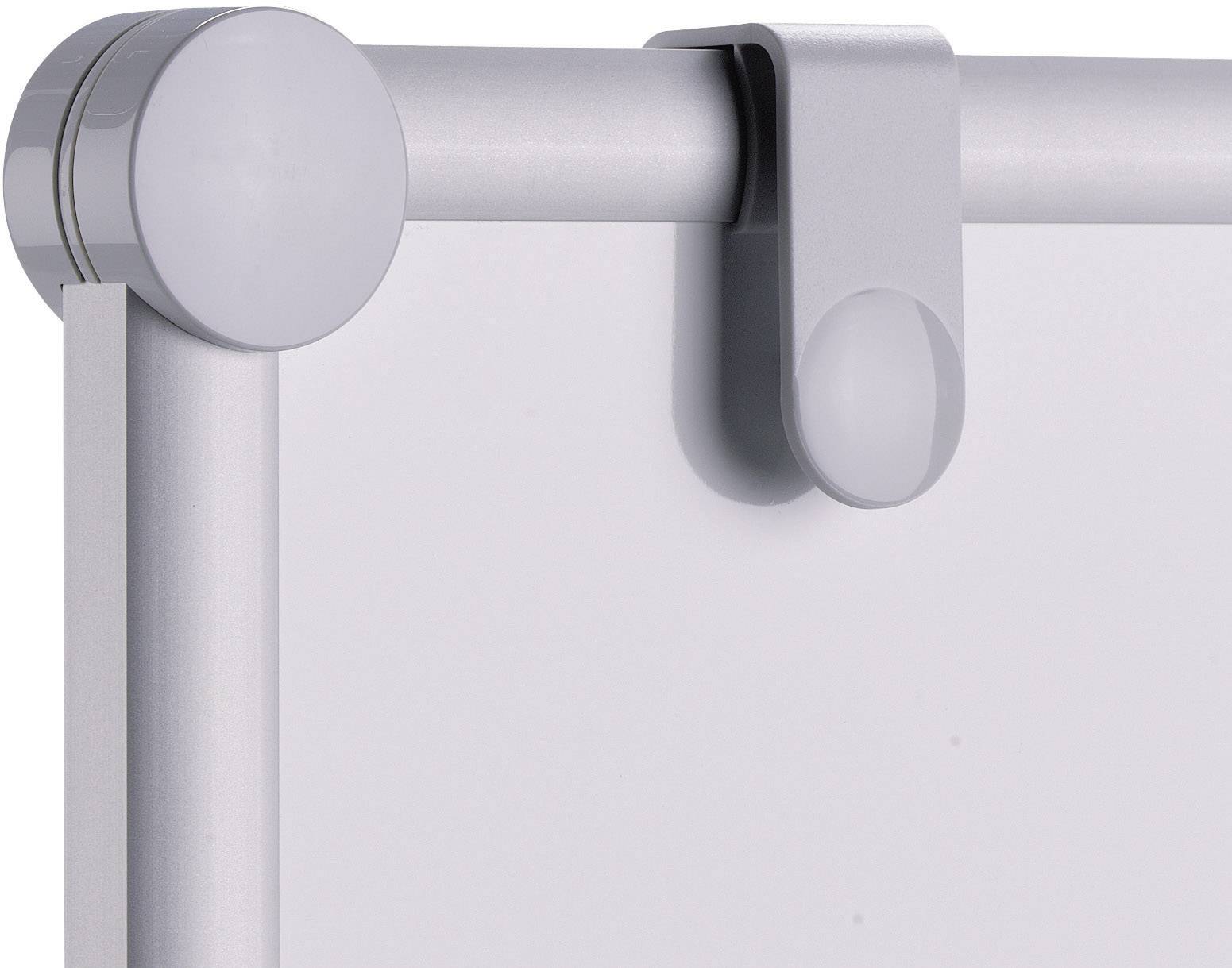 Maul Moderationstafel (B x H) 120cm x 150cm Whiteboard Weiß Inkl. Ablageschale, Inkl. Blockhalter, Inkl. Rollen, beidseitig