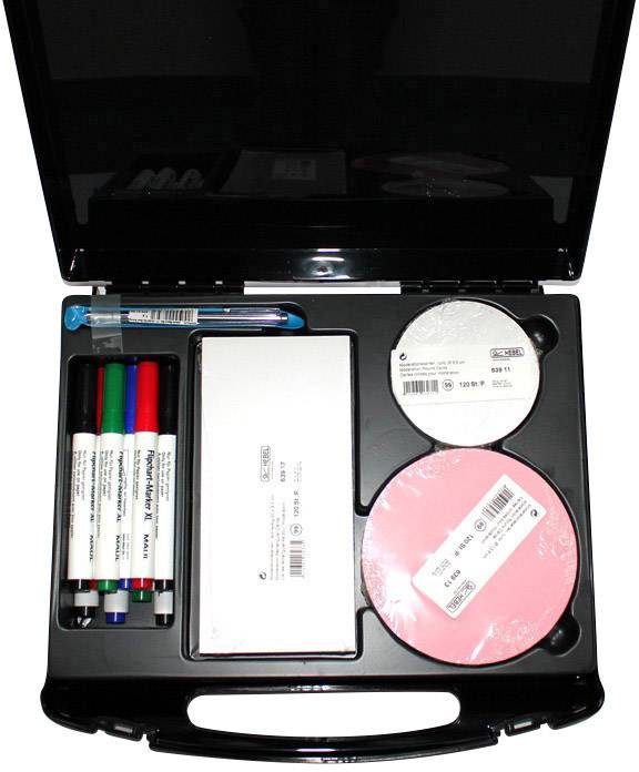 Maul starter Moderationskoffer Kunststoff Anzahl Teile: 1052 30.5 cm x 6.1 cm x 34.5 cm Schwarz