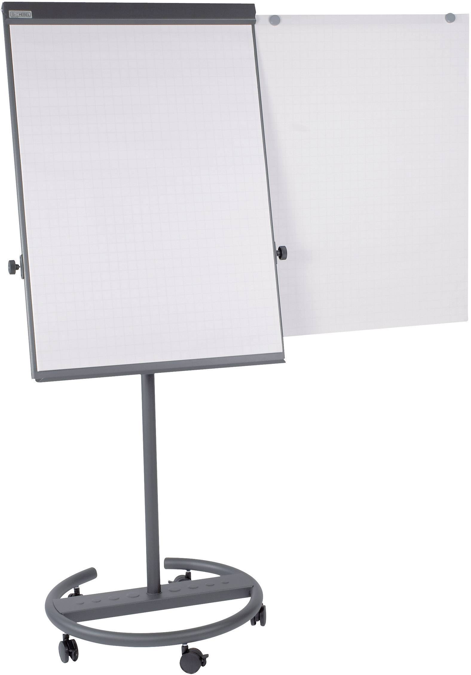 Maul Mobiles Flipchart MAULoffice (B x H) 70 cm x 100 cm Anthrazit Inkl. Ablageschale, höhenverstellbar, magnethaftend, Inkl. Papierhalterhalter
