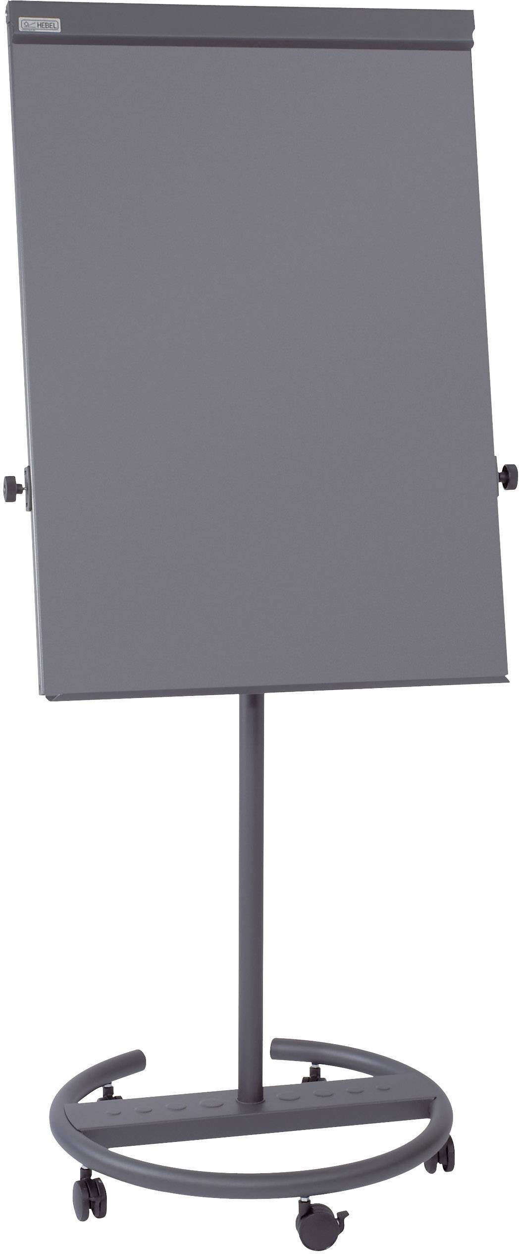 Maul Mobiles Flipchart MAULoffice (B x H) 70 cm x 100 cm Anthrazit Inkl. Ablageschale, höhenverstellbar, magnethaftend, Inkl. Papierhalterhalter