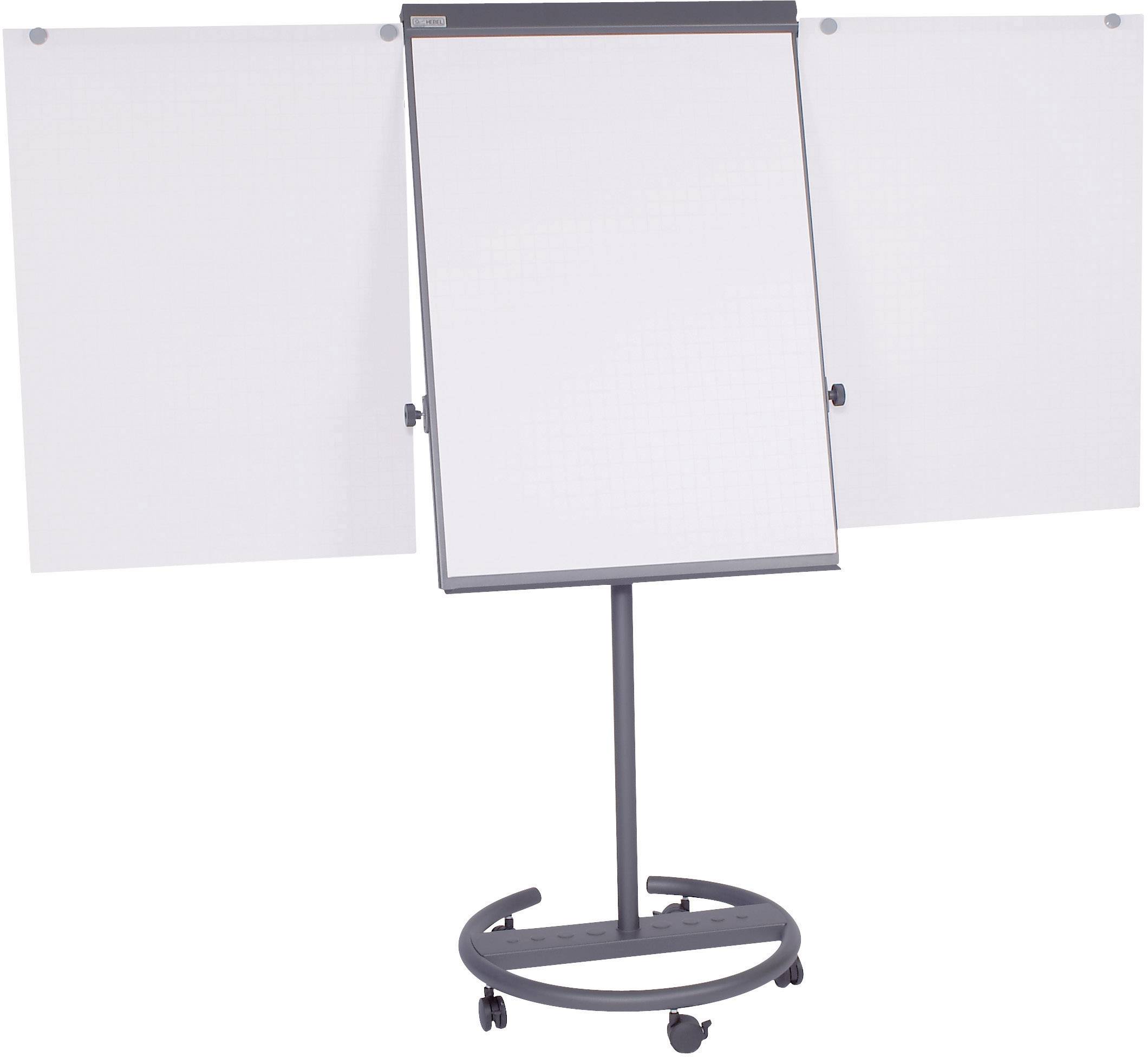 Maul Mobiles Flipchart MAULoffice (B x H) 70 cm x 100 cm Anthrazit Inkl. Ablageschale, höhenverstellbar, magnethaftend, Inkl. Papierhalterhalter