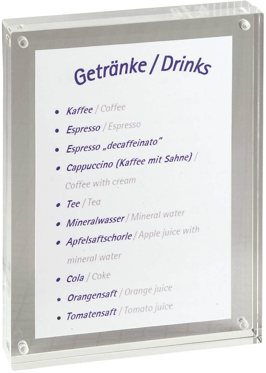 Maul 1954805 Acryl Bilderhalter (B x H x T) 115 x 150 x 24 mm Acryl