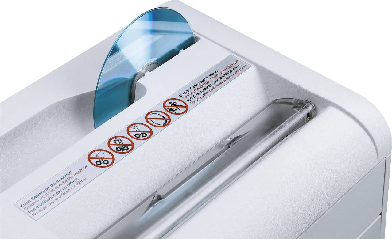 Ideal Office 2270 Aktenvernichter 11 Blatt Streifenschnitt 4mm P-2 20l Vernichtet auch Büroklammern, CDs, DVDs, Heftklammern