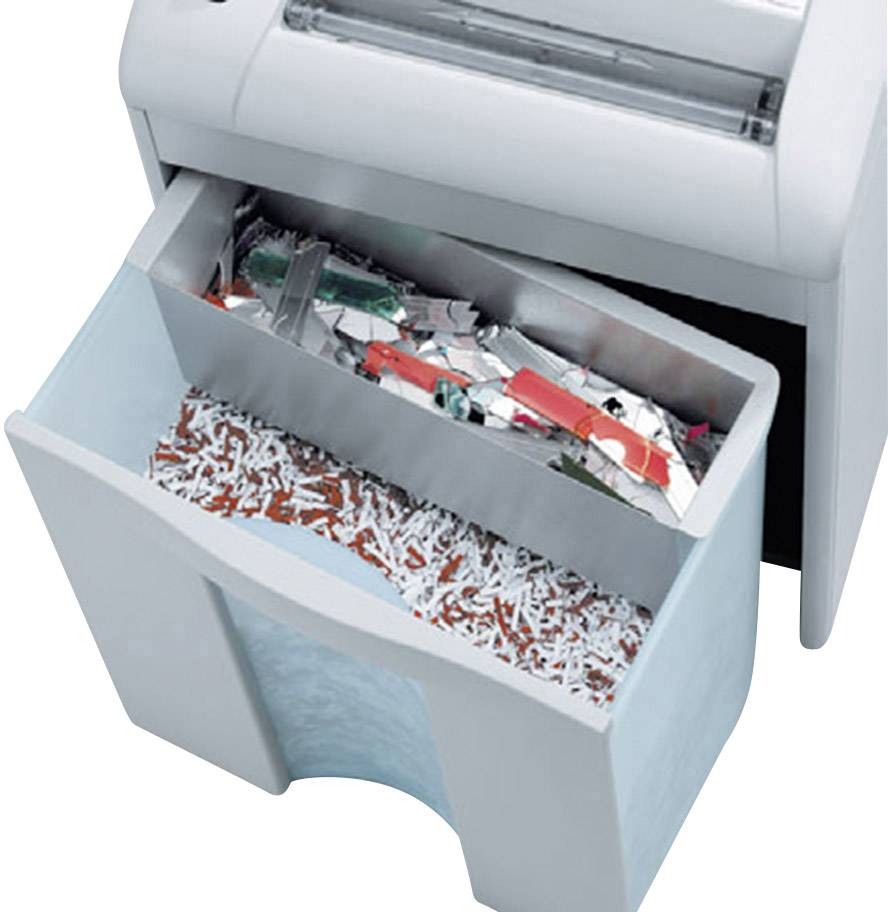 Ideal Office 2270 Aktenvernichter 11 Blatt Streifenschnitt 4mm P-2 20l Vernichtet auch Büroklammern, CDs, DVDs, Heftklammern