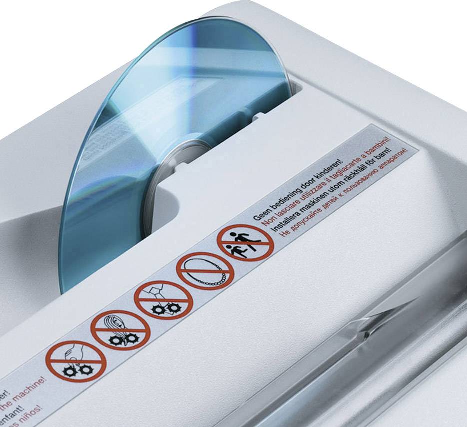 Ideal Office 2270 Aktenvernichter 11 Blatt Streifenschnitt 4mm P-2 20l Vernichtet auch Büroklammern, CDs, DVDs, Heftklammern