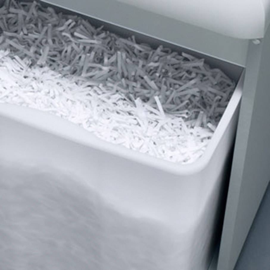 Ideal Office 2503 CC 2x15 Aktenvernichter 10 Blatt Partikelschnitt 2 x 15 mm P-5 75 l Vernichtet auch Büroklammern, Heftklammern, Kreditkarte