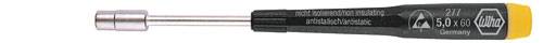 Wiha Precision ESD 277 ESD Steckschlüssel-Schraubendreher Schlüsselweite (Metrisch): 2 mm Klingenl