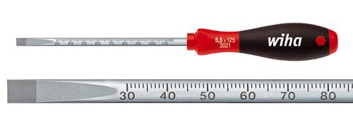 Wiha Werkstatt Schlitz-Schraubendreher 36085 Klingenbreite: 4 mm Klingenlänge: 100 mm