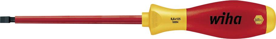 VDE Schlitz-Schraubendreher Wiha 00825 Klingenbreite: 4.5 mm Klingenlänge: 175 mm