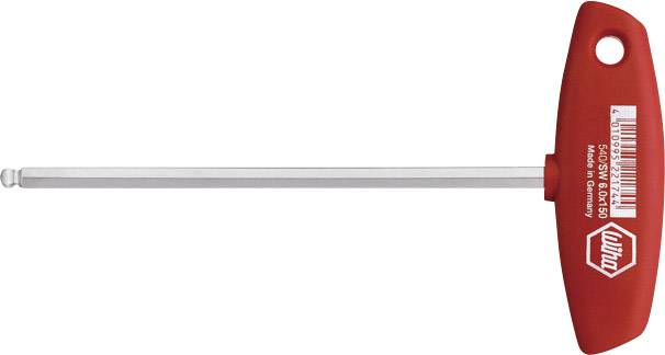 Wiha Werkstatt Innen-Sechskantschraubendreher Schlüsselweite (Metrisch): 8 mm Klingenlänge: 150 mm