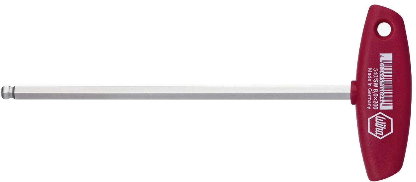 Wiha Werkstatt Innen-Sechskantschraubendreher Schlüsselweite (metrisch): 4mm Klingenlänge: 150mm