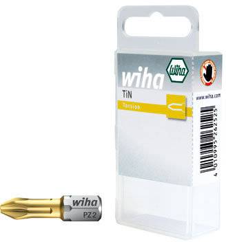 Wiha SB-Bit 7012 TiN 07850 Kreuzschlitz-Bit PZ 3 Chrom-Vanadium Stahl TiN, gehärtet C 6.3 1 St.