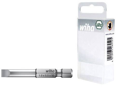 Wiha Professional 7040 Z Schlitz-Bit 3 mm, 3.5 mm, 4 mm Chrom-Vanadium Stahl gehärtet E 6.3 3 St.