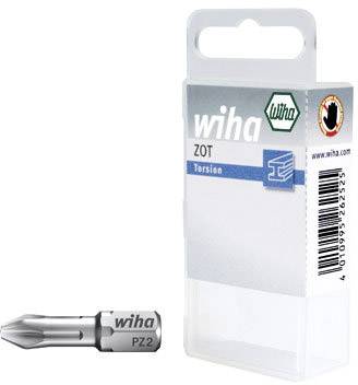 Wiha SB-Bit 7012 ZOT Kreuzschlitz-Bit PZ 1 Chrom-Vanadium Stahl gehärtet C 6.3 1 St.