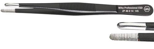 Wiha 32343 ESD Pinzette Stumpf 145mm