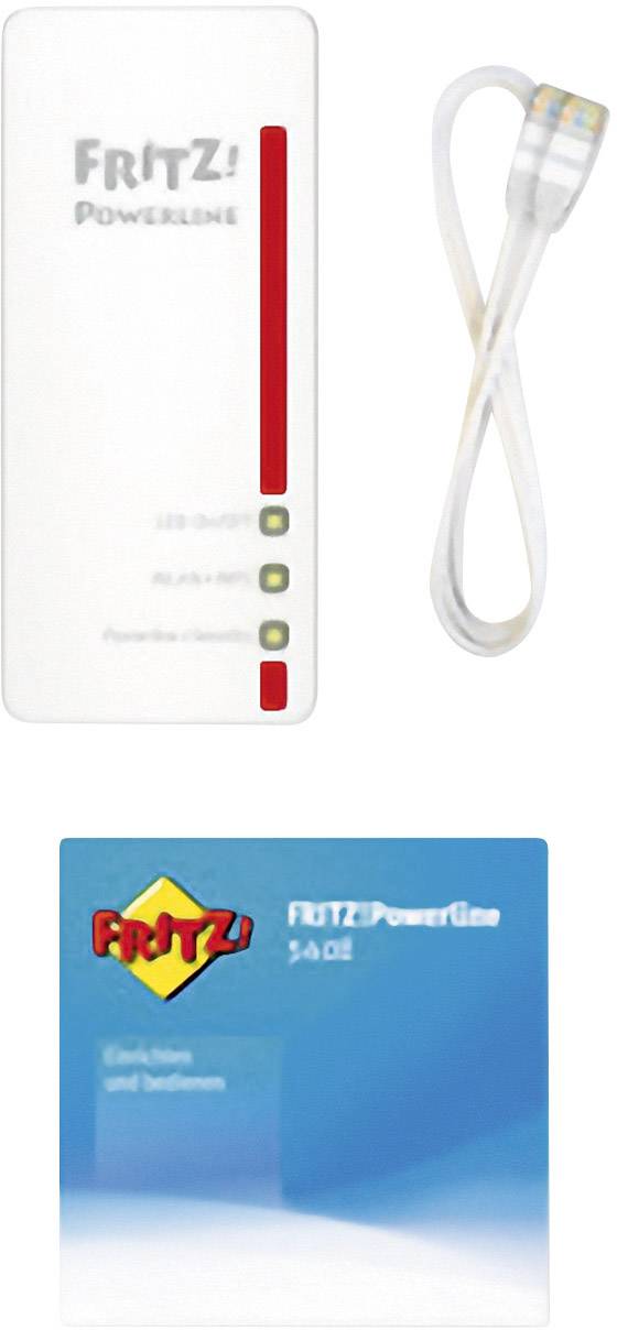 AVM FRITZ!Powerline 540E WLAN Powerline WLAN Einzel Adapter 500 MBit/s