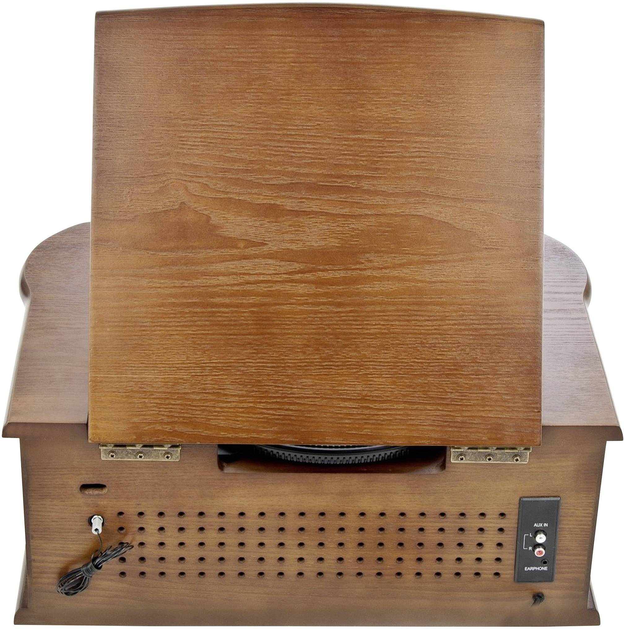 Dual NR 4 USB-Plattenspieler Riemenantrieb Holz