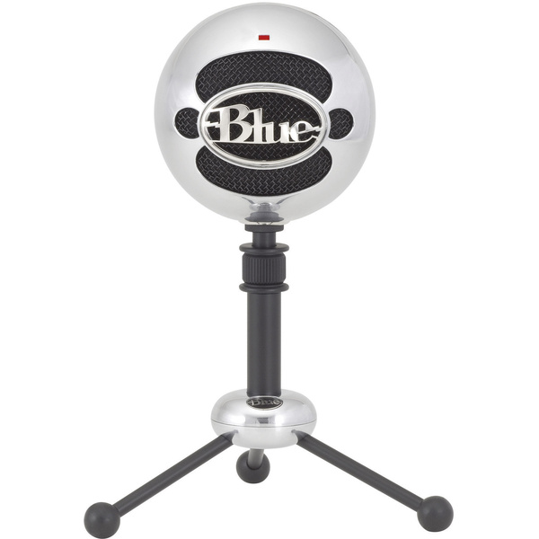 Blue Microphones Snowball Brushed Alu PC-Mikrofon Aluminium Kabelgebunden inkl. Kabel, inkl. Stativ