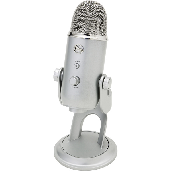 Blue Microphones Yeti PC-Mikrofon Silber Kabelgebunden Standfuß