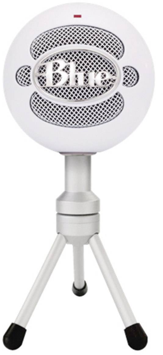 Blue Microphones Snowball Ice PC-Mikrofon Weiß Kabelgebunden inkl. Stativ, inkl. Kabel