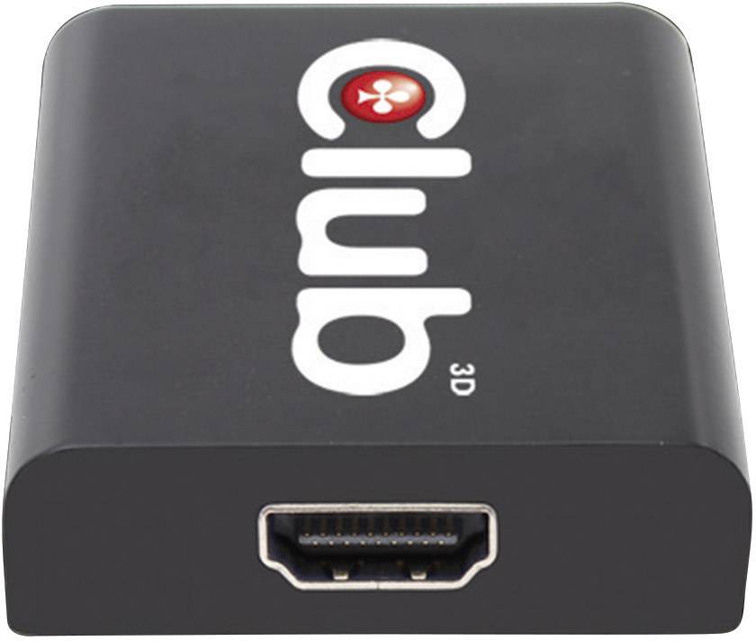 club3D USB / HDMI Adapter [1x USB 2.0 Stecker A - 1x HDMI-Buchse] Schwarz  0.57 m