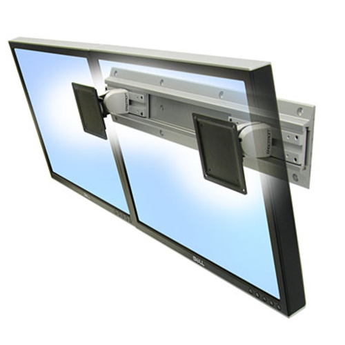 Ergotron Neo-Flex® Dual Monitor Wall Mount 2fach Monitor-Wandhalterung 30,5 cm (12") - 61,0 cm (24") Grau Neigbar, Rotierbar