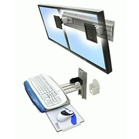 Ergotron Neo-Flex® Dual Monitor Wall Mount 2fach Monitor-Wandhalterung 30,5cm (12") - 61cm (24") Grau Neigbar, Rotierbar Ergotron Neo-Flex® Dual Monitor Wall Mount 2fach Monitor-Wandhalterung 30,5cm (12") - 61cm (24") Grau Neigbar, Rotierbar