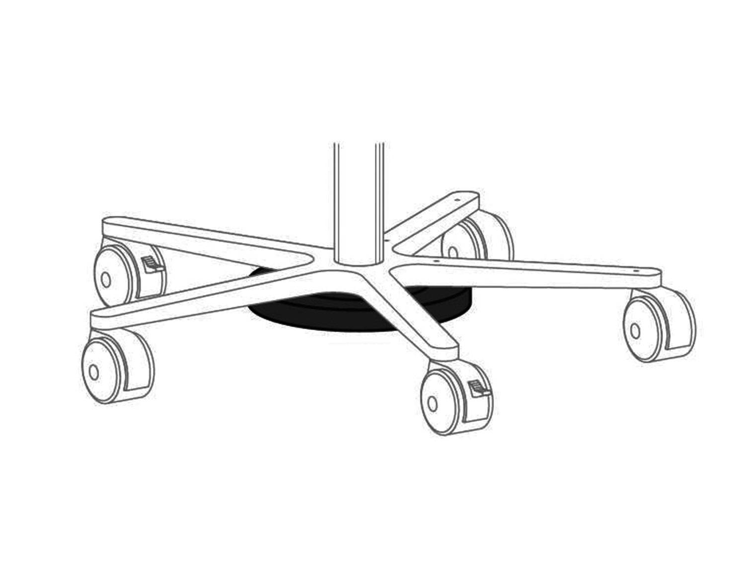 Ergotron Gegengewicht Passend für Serie: Ergotron Mobile WorkStand Schwarz