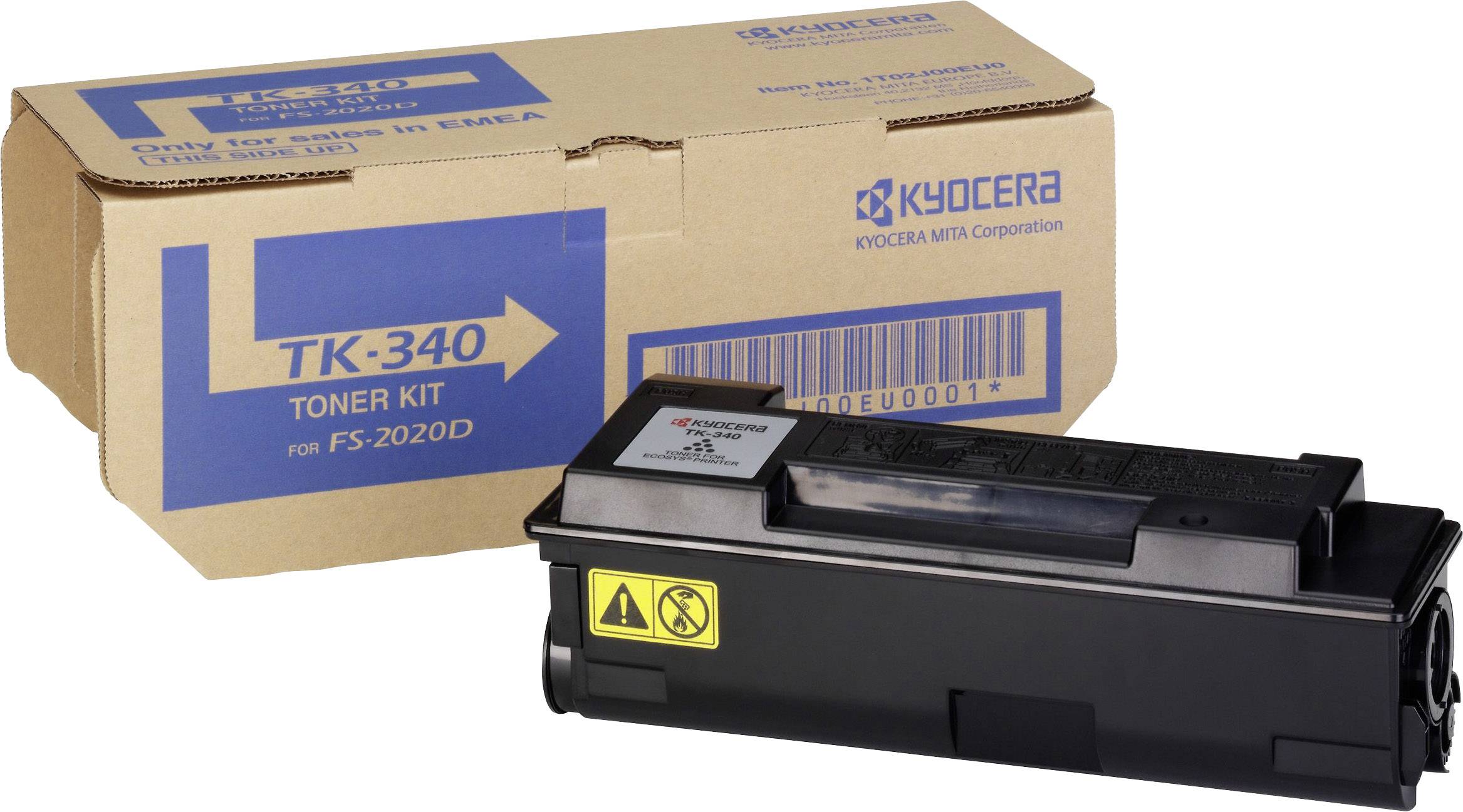 Kyocera Toner TK-340 Original Schwarz 12000 Seiten 1T02J00EUC