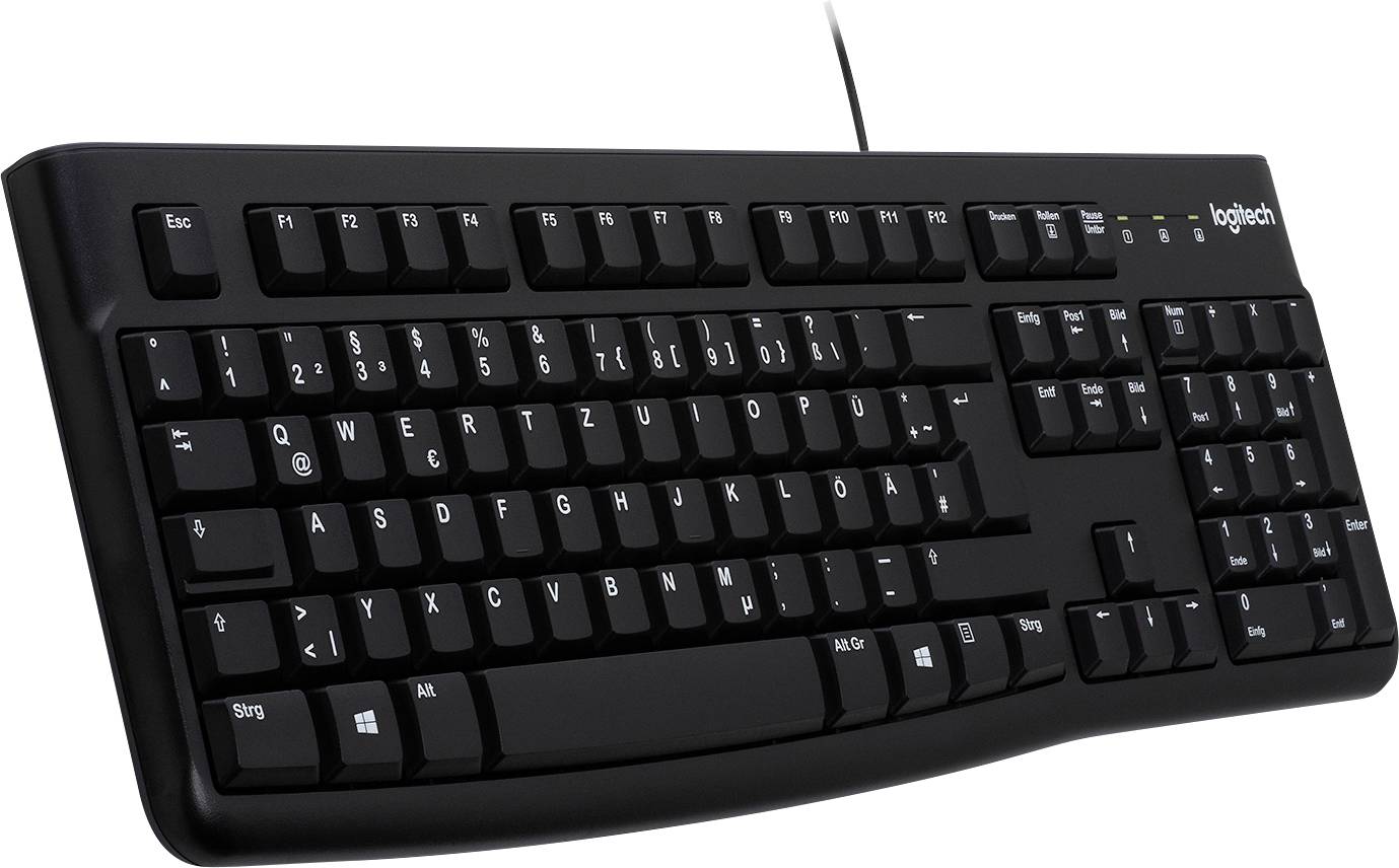 Logitech Keyboard K120 for Business, USB, schwarz, OEM Version