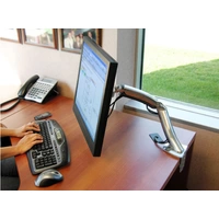 Ergotron MX Desk Mount LCD Arm 1fach Monitor-Tischhalterung 30,5cm (12") - 76,2cm (30") Silber Neigbar, Schwenkbar, Rotierbar Ergotron MX Desk Mount LCD Arm 1fach Monitor-Tischhalterung 30,5cm (12") - 76,2cm (30") Silber Neigbar, Schwenkbar, Rotierbar