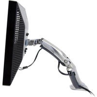 Ergotron MX Desk Mount LCD Arm 1fach Monitor-Tischhalterung 30,5cm (12") - 76,2cm (30") Silber Neigbar, Schwenkbar, Rotierbar Ergotron MX Desk Mount LCD Arm 1fach Monitor-Tischhalterung 30,5cm (12") - 76,2cm (30") Silber Neigbar, Schwenkbar, Rotierbar