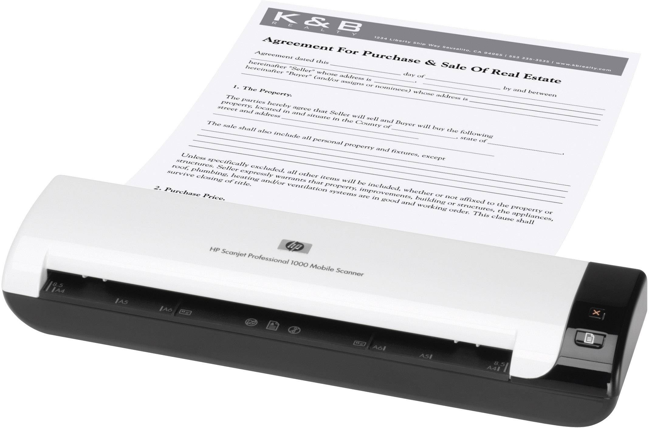 HP Scanjet Professional 1000 Duplex-Dokumentenscanner A4 600 x 600 dpi 5 Seiten/min, 8 Bilder/min USB