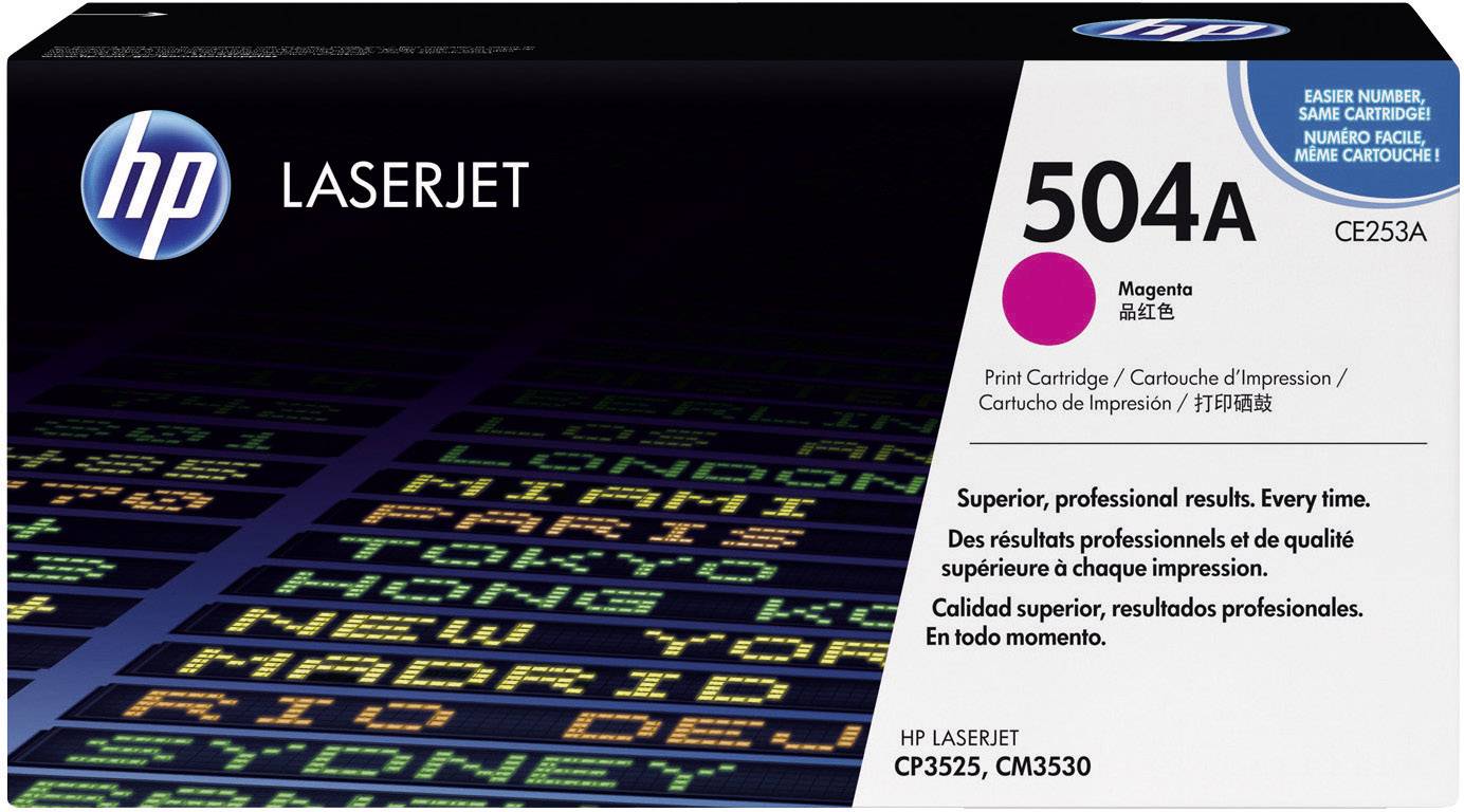 HP Toner 504A Original Magenta 7000 Seiten CE253A